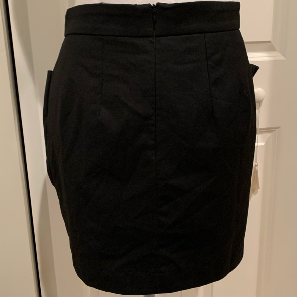ARYN K BLACK MINI SKIRT - Picture 3 of 4